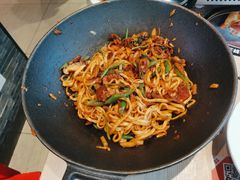 铁锅花肉豆角焖面-大师兄·西北小馆(南沙万达广场店)