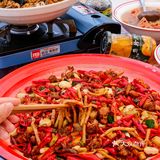 湖南人带我吃深圳正宗湘菜‼️露台吃也太爽了