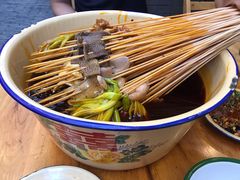 辣卤串串-拈签一笑黄牛肉辣卤串串