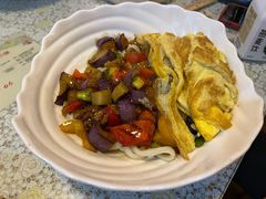 茄子肉丁鸡蛋拌面-文三里屯面馆(三里屯店)