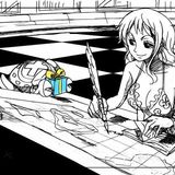 漫迷们！海贼速描插画创意之作[礼花]不一样的温馨