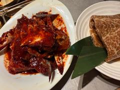 -草家酱蟹炭火烤肉店(珲春南路一店)