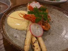 白芦笋配虾-BOR Eatery(安福路店)