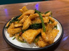 菠菜面筋-亚克西姆新疆菜(库车店)
