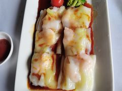 韭黄纽西兰鲜虾肠-侨美·唐荔园·40年地道粤菜