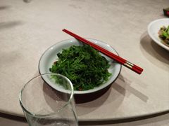 山茶油拌丝瓜尖-萃華楼(王府井店)