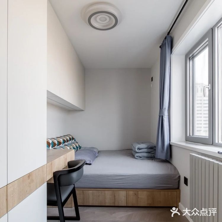 小户型卧室衣柜书桌一体设计尺寸图✅快收藏