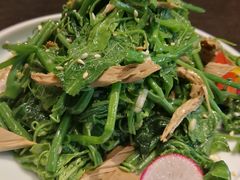 炝拌丝瓜尖-北平盛世·新京菜·北京烤鸭(劲松·双井店)