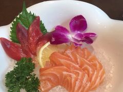 三文鱼刺身北极贝刺身拼-晓寿司·精致料理(绿地店)
