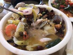 水煮三宝-原龙海鲜大排档(美食地标店)