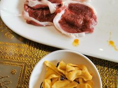 手切鲜羊肉后腿肉-清真·鸦儿李记·涮肉(和平里店)