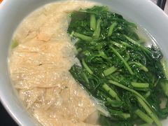 鸡汁腐皮香蒿-新白鹿餐厅(金鹰新街口店)