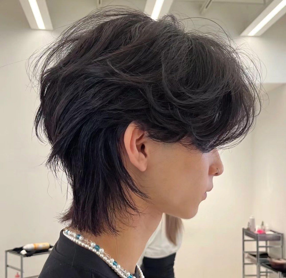 狼尾发 #少年感发型 「纤寻美业烫染·精剪
