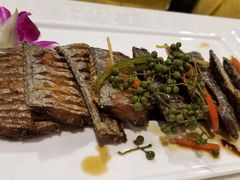 青花椒煎刀鱼-泛海名人酒店-餐厅