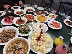 虾仁蒸蛋-忘忧草融合私房菜(红鼎国际店)