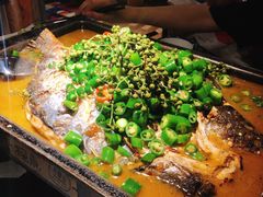 鲜青椒烤鱼-探鱼·鲜青椒爽麻烤鱼(广州花都来又来店)