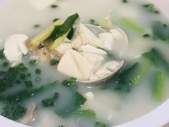 沙白芥菜豆腐汤-鹏城人家海鲜酒家·23年老字号(较场尾店)