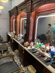 -595barbershop美式油头