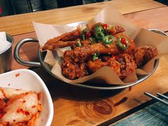 甜辣味半鸡-富乐满韩国正宗炸鸡韩国料理(虹泉路店)