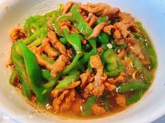 青椒肉丝盖浇面-花园茶楼(兴城西路店)