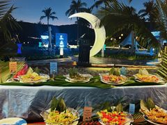 -亚龙湾希尔顿自助餐厅·海鲜·烧烤·沙滩BBQ·现场乐队