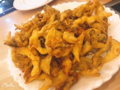 椒盐蘑菇-清真重庆巴爷香辣鸡煲(南小巷店)