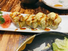 鲜切芒果芝士卷寿司-小川洋风料理(街道口店)