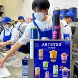 青岛万象城也有新加坡奶茶了，真好喝