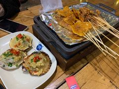 -路边摊小炉子烧烤