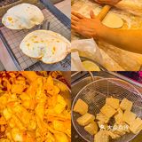 所有都是现场制作 第一次吃到这么薄的烧饼