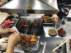 烤羊肉串-老广烧烤(骆驼山康馨园店)