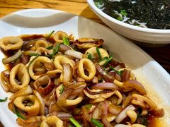 酱爆鱿鱼-金海湾海鲜排档(朱家尖店)