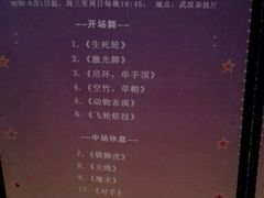 节目单-武汉杂技厅