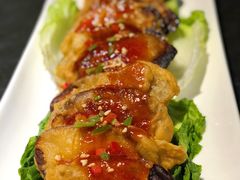 天素炸茄盒-安多素食(广仁寺路店)
