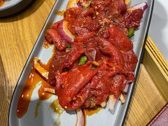 金会长鲜拌嫩牛肉-金会长自助海鲜·烤肉(人民广场店)