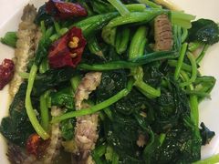 虾爬肉炒菠菜-双井轩(双井店)