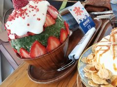 草莓抹茶冰-WONDER ICE 萬得冰田(建設路总店)