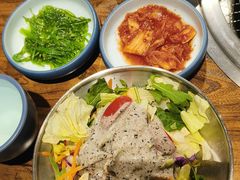 -明洞阿姨·韩式酱蟹烤肉·创意料理(三元桥店)