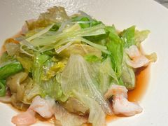 虾仁白灼西生菜-奉天小馆·非遗东北菜(济南万象城店)