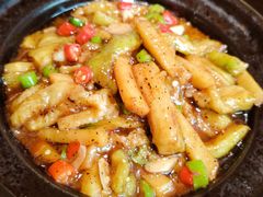 土豆茄子煲-土桥手掌鸡·26年灌县老味道(都江堰店)