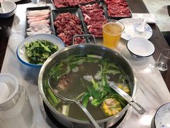 牛骨汤锅-独一道·大别山土菜烧烤(雨花西路店)