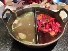 草本鸳鸯锅-盡膳口福跷脚牛肉火锅(晶耀前滩店)