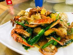 姜葱炒花蟹-明记海鲜大排档(巽寮湾店)