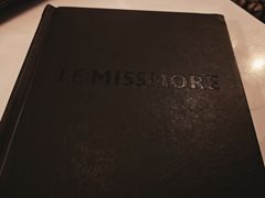 纸质菜单-LE MISSMORE餐酒吧(茉念西里店)