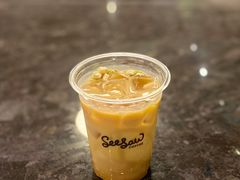 栀子花梨香拿铁-Seesaw Coffee(环贸iapm店)