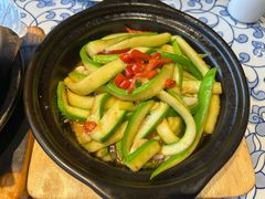 清炒西葫芦-群英会·三国菜(曹魏古城店)