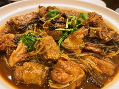 家鸡炖蘑菇粉-李记饺子·熏酱东北菜(欢乐谷店)