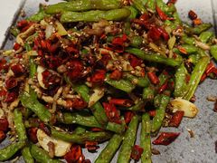 干煸豆角-大眼锅贴水饺(河东店)