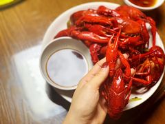 经典白灼大龙虾-笔墨纸虾之烧烤海鲜虾尾(好爱广场店)