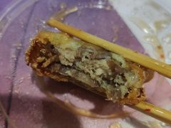 肉沫莲藕夹-漠漠家·凉皮·中式汉堡(五角场店)